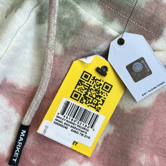 MARKET NWT Smily Market Records Angel Sigh Sweatpants Men’s L - Picture 3 of 4